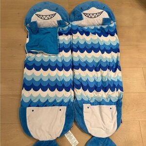Blue Shark Kids Sleeping Bag Set 2x  Happy Nappers